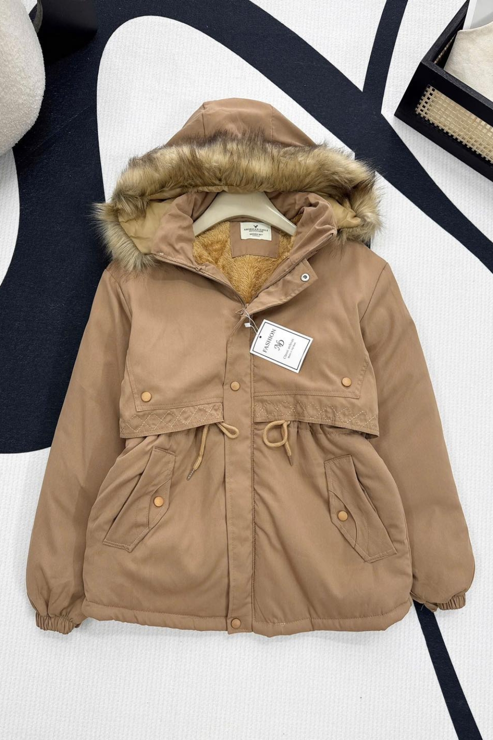 Women's Fleece Lined Hooded Parka